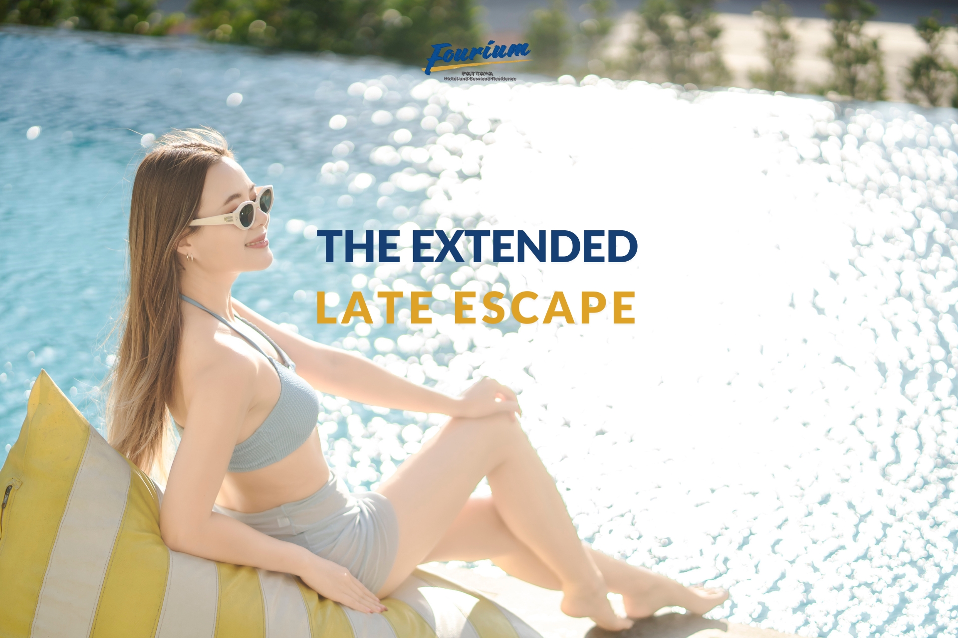 Why let standard hotel hours cut your getaway short? With The Late Escape at Fourium Pattaya Hotel & Serviced Residence, we add extra hours to both ends of your stay. Settle in early and sleep in late with guaranteed time on your side: Early Check-In at 12:00 PM: Arrive early, drop your bags, and dive straight into your holiday without waiting around. Late Check-Out at 1:00 PM: Enjoy a slow morning, an extra coffee, and an unhurried departure. Modern Residence Comfort: Relax in spacious, fully equipped serviced suites built for extended ease.
